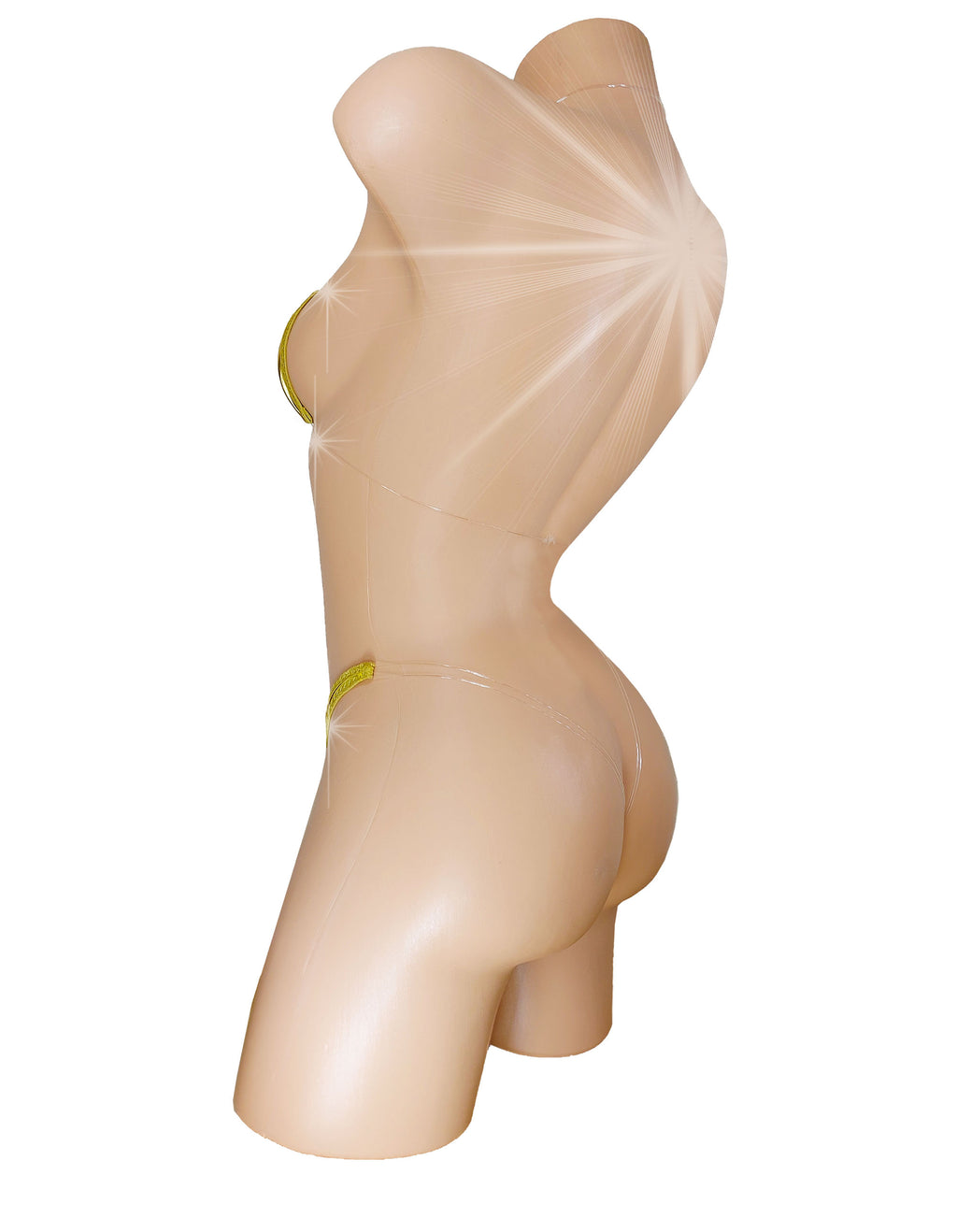 Vixen Top - Gold Metallic