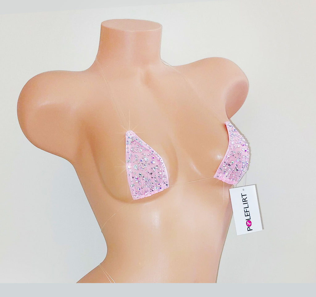 Tiffany Top - Mesh Baby Pink