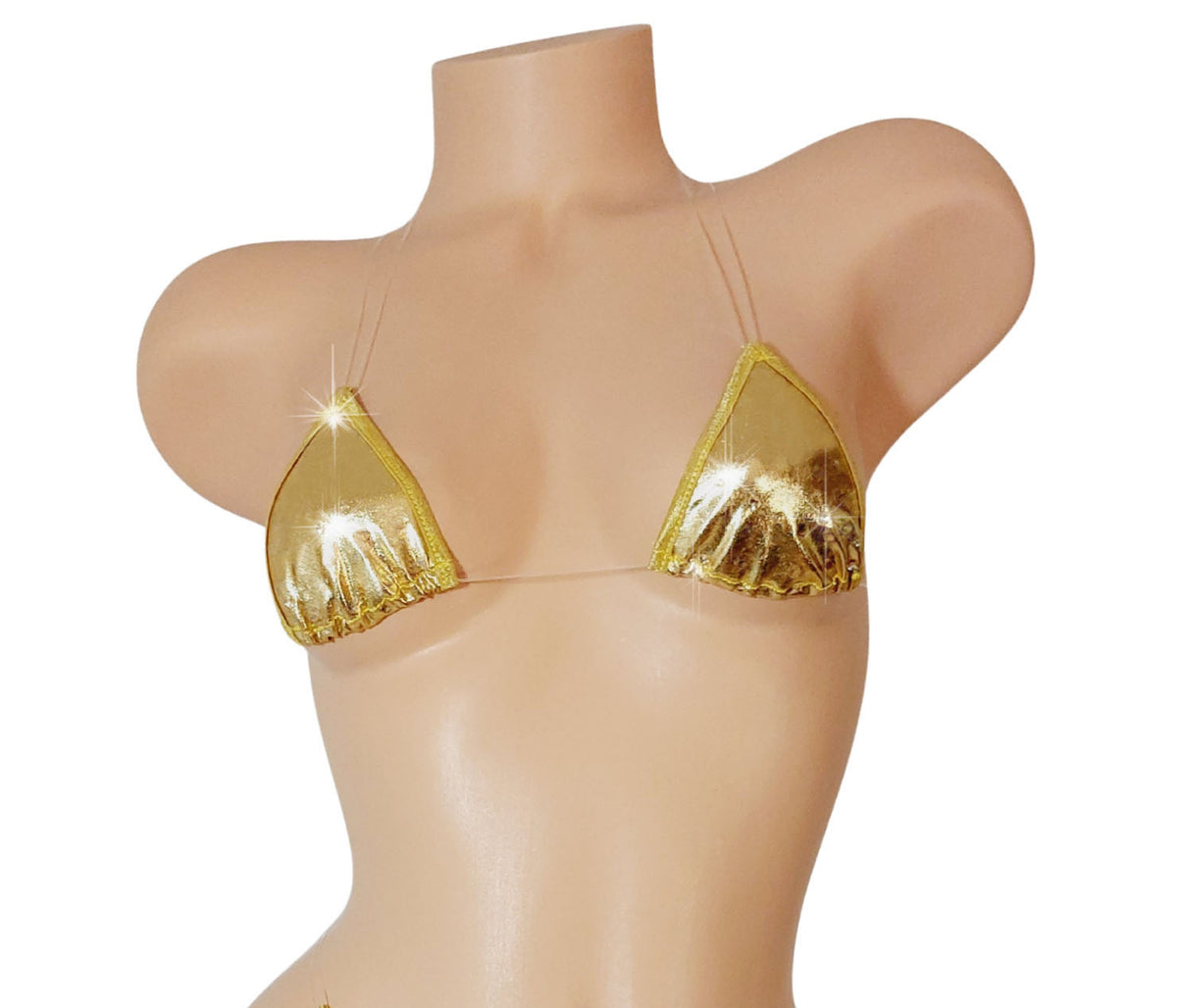 Vixen Top - Gold Metallic