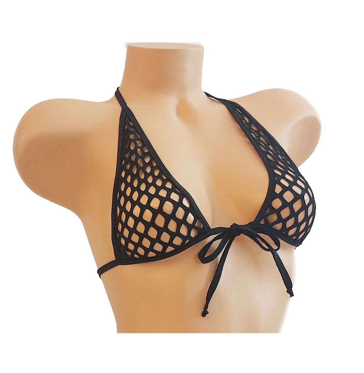 Roxy Top - Fishnet Black